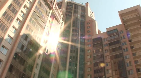 New House sun Stock Footage 5076572