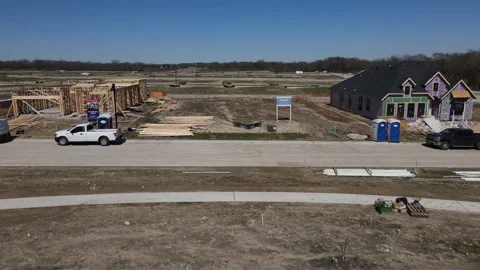 New houses under construction Stock-Footage 165961970