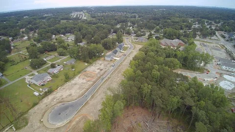 New Housing development Stock Footage 109060566