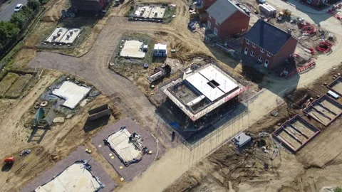 New housing development, Pagham, West Sussex Stockbeeldmateriaal 282816622