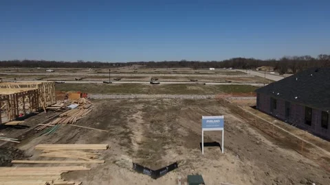 New housing under construction Stock-Footage 165961924