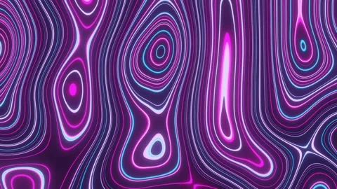 New Hypnotic Neon Lines Abstract Art Background Stock Footage 199762372