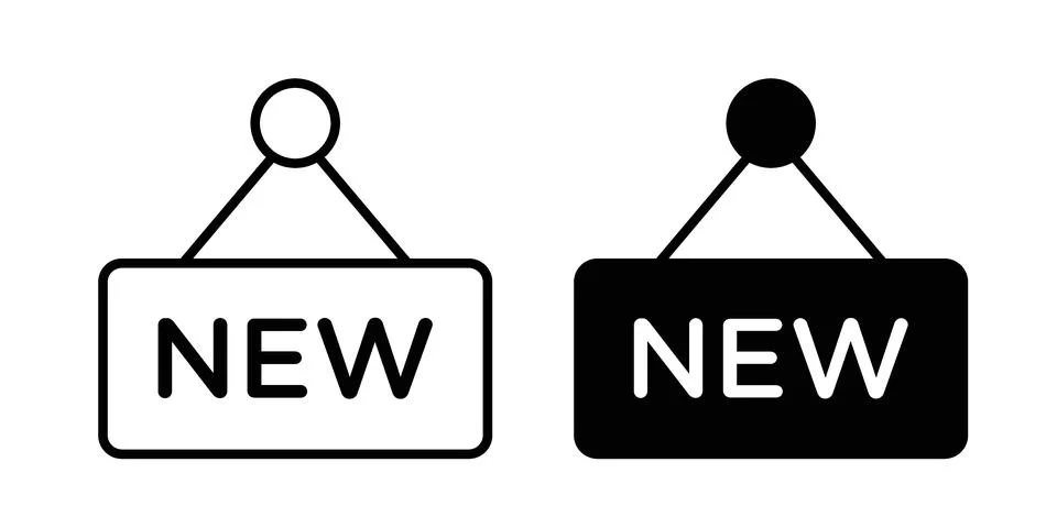 New icon design. Simple Vector illustrations.. Stock Illustration
