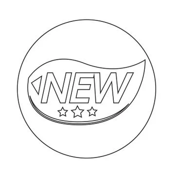 New Icon Stock Illustration