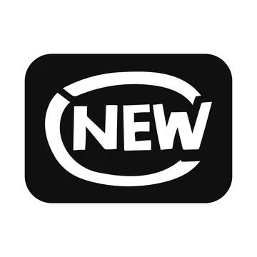 New icon with rectangle shape vector illustration Stock Illustration