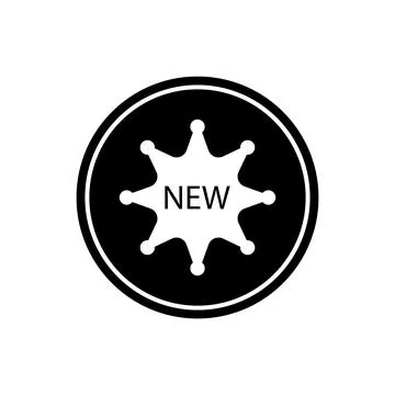 New icon vector Stock Illustration