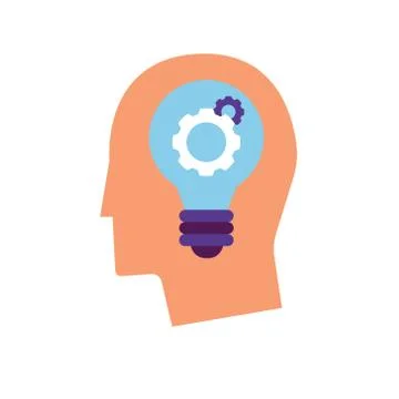 New idea concept colorful vector icon for web. Stock Illustration
