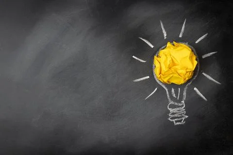 New idea, creativity or innovation concept Stock Photos