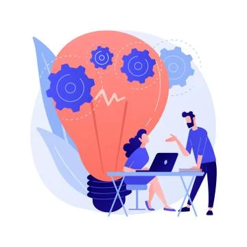 New idea engineering vector concept metaphor Illustrazione stock