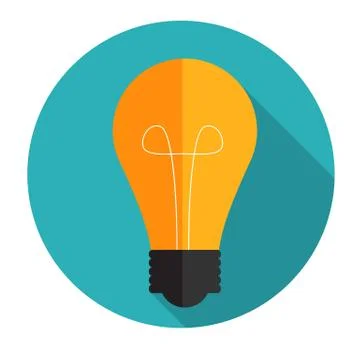 New Idea Flat Concept Vector Illustration Stock Illustration