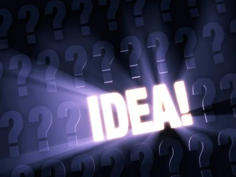 New idea! Stock Illustration