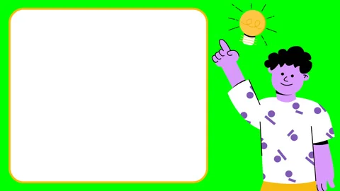 New Idea Innovation Presentation Concept Animation on Green Screen Chroma Key -  Video stock 276834615