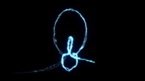 A new idea. Light bulb. Light effect. Footage. Background. Stock Footage 244581423