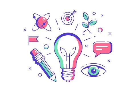 New idea symbol Stock Illustration