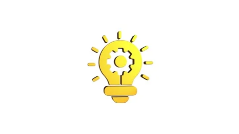 New ideas in process 3D rendering rotating gear mechanism wheel for teamwor.. Stock Footage 313467922