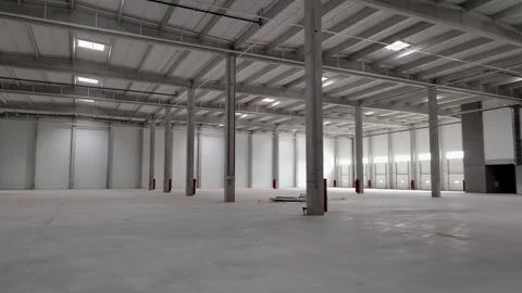 New Industrial Warehouse Video stock 279816902