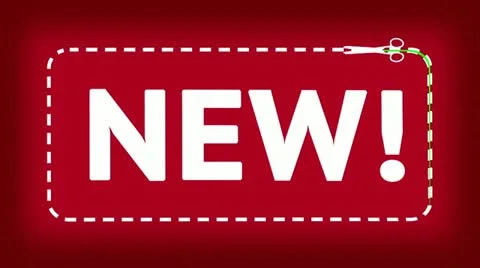 New - intro with scissors. Green screen Stock Footage 22373968