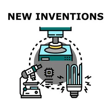 New inventions concept representing scientific discovery and innovation Ilustración de archivo