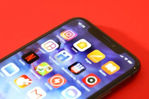 New Iphone X or ten Stock Photos