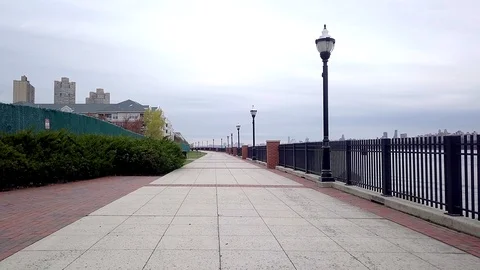 New Jersey Sidewalk Video stock 101662891