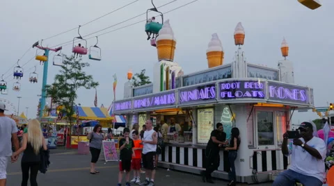 New Jersey State Fair Stock Footage 51830034