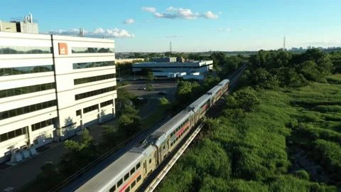 New Jersey Transit Train.    New Jersey 2022 Stock Footage 157948102