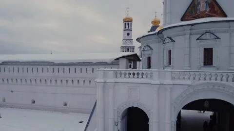 New Jerusalem Monastery Aerial View Stock Footage 168512421