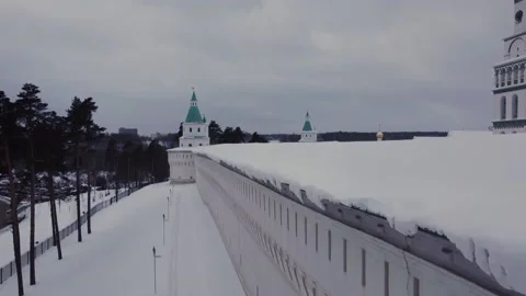 New Jerusalem Monastery Aerial View Stock Footage 168512426