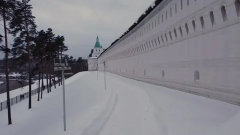 New Jerusalem Monastery Aerial View Stock Footage 168512455