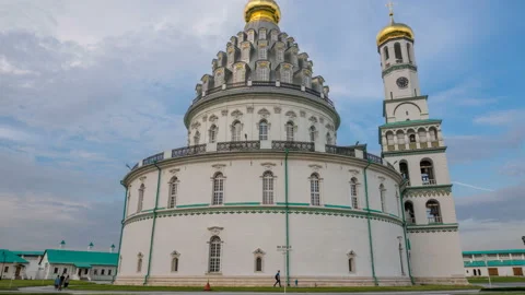 New Jerusalem Monastery in Istra Stock Footage 146631134