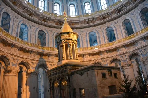 The New Jerusalem Monastery is one of Russias most significant places Stock Photos