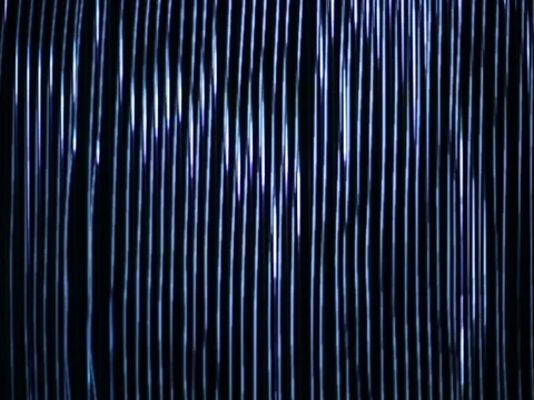 A new kind of art, generative graphics. Audio-visual exhibition Stock Footage 71435716