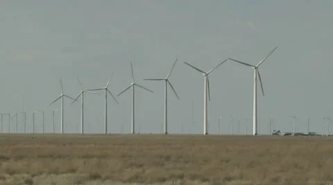 A New Kind of Farm - wind  Stock Footage 54736018