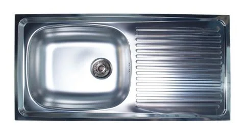 New kitchen sink. Stock Photos