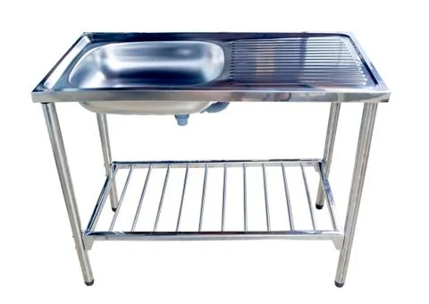 New kitchen sink. Stock Photos