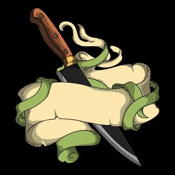 New knife Stock Illustration