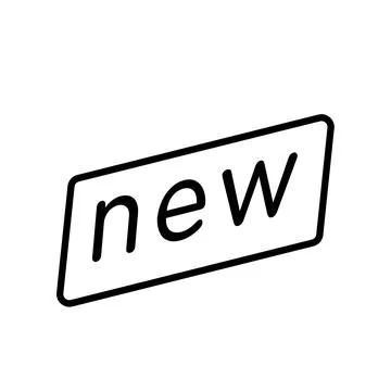 New label icon design template Stock Illustration