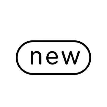 New label icon design template Stock Illustration