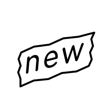 New label icon design template Stock Illustration