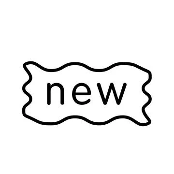 New label icon design template Stock Illustration