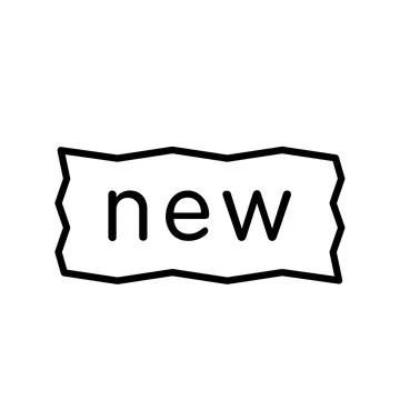 New label icon design template Stock Illustration