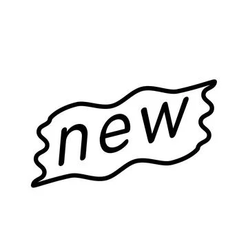 New label icon design template Stock Illustration