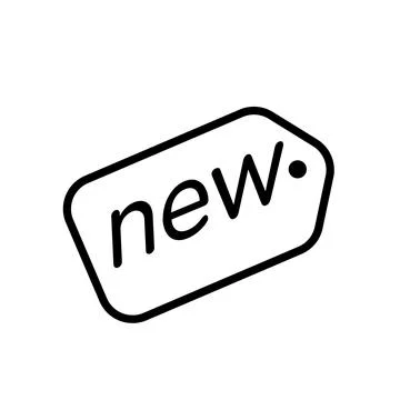 New label icon design template Stock Illustration