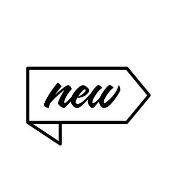 New label icon vector design Stock Illustration
