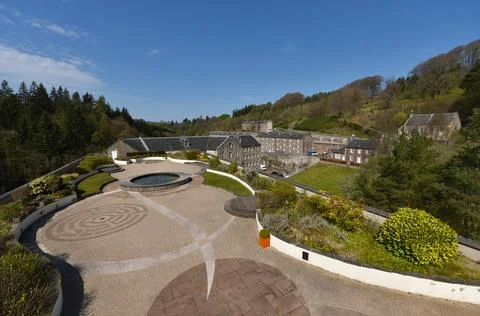 New Lanark world heritage centre industrial museum Stock Photos
