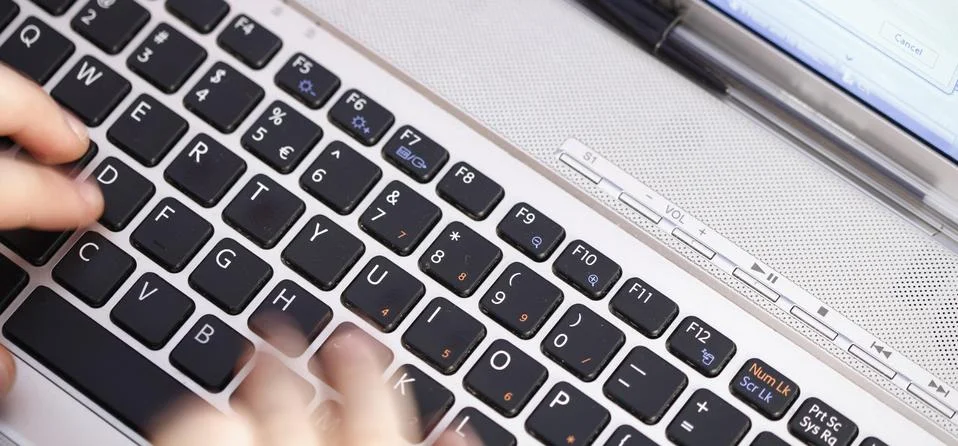 New laptop Stock Photos
