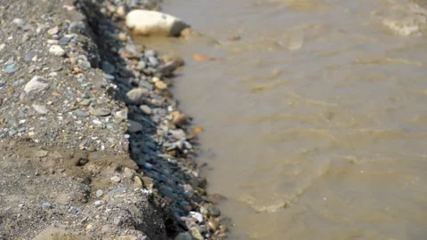 New life of Dander River after flood Stock Footage 321038893