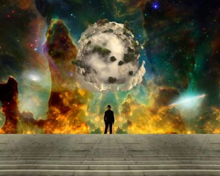 New life from space Stock Illustration