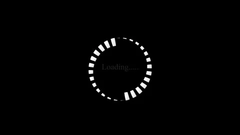 New loading animation of a pie chart Loading progress bar indicator. 스톡 동영상 332960010
