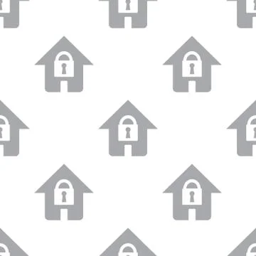 New Lock seamless pattern Illustrazione stock